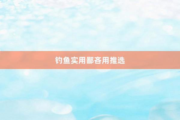 钓鱼实用鄙吝用推选