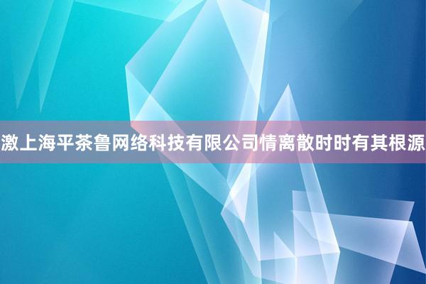 激上海平茶鲁网络科技有限公司情离散时时有其根源